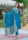 Mahiye By Pirohi Viscose Silk Banarasi Dupatta Readymade Suits